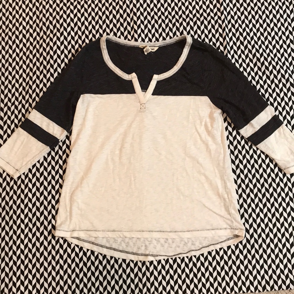 Billabong striped baseball tee XS